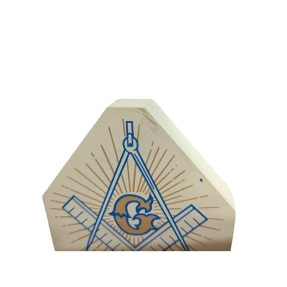 Masonic Symbol Cat's Meow Shelf Sitter 3.5 in Tall 1999 CSTA2965 - Picture 2 of 4
